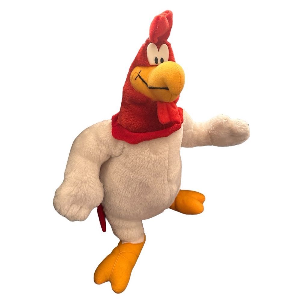 Vintage Looney Tunes Foghorn Leghorn Plush Stuffed Animal Rooster 14”